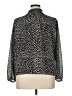J.Crew Factory Store 100% Polyester Polka Dots Black Long Sleeve Blouse Size XL - photo 2