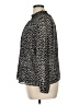 J.Crew Factory Store 100% Polyester Polka Dots Black Long Sleeve Blouse Size XL - photo 5