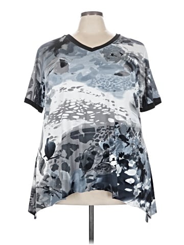 Cj Banks Short Sleeve Blouse (view 1)
