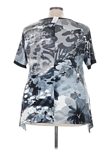 Cj Banks Short Sleeve Blouse (view 2)