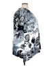 Cj Banks Graphic Silver Short Sleeve Blouse Size 3X - photo 4