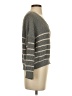 Debut Stripes Gray Pullover Sweater Size S - photo 4