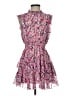 Aqua 100% Polyester Floral Pink Cocktail Dress Size L - photo 1