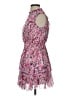 Aqua 100% Polyester Floral Pink Cocktail Dress Size L - photo 5