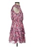 Aqua 100% Polyester Floral Pink Cocktail Dress Size L - photo 4