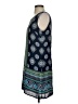 Artisan NY 100% Polyester Print Blue Casual Dress Size 4 - photo 5