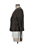 Tahari 100% Cotton Tweed Brown Blazer Size M - photo 5