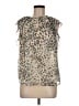 Ann Taylor LOFT 100% Polyester Brown Sleeveless Blouse Size M (petite) - photo 1