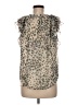 Ann Taylor LOFT 100% Polyester Brown Sleeveless Blouse Size M (petite) - photo 2