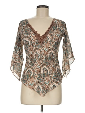 B. Moss 3/4 Sleeve Blouse (view 1)