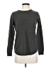 Pink Clover 100% Polyester Solid Gray Pullover Sweater Size S - photo 1