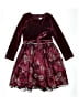 Rare Editions Burgundy Dress Size 10 - photo 1