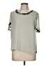 BKE 100% Polyester Gray Short Sleeve Blouse Size M - photo 1