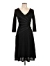 Tadashi Solid Black Cocktail Dress Size L - photo 1