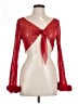 Shein Red Long Sleeve Top Size L - photo 1