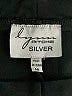 Lynn Ritchie Silver Solid Black Active Pants Size M - photo 7