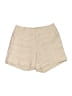 Etcetera Solid Tan Khaki Shorts Size 2 - photo 1