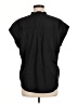 Chico's Solid Black Sleeveless Button-Down Shirt Size Med (1) - photo 2