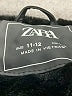 Zara 100% Polyester Solid Black Coat Size 11 - 12 - photo 3