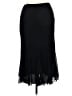 S.L. Fashions 100% Polyester Solid Black Formal Skirt Size 14 - photo 1