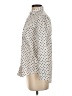 Grayson 100% Cotton Polka Dots Stars White Ivory Long Sleeve Blouse Size XS (1) - photo 5