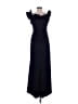 X by Xscape 100% Polyester Black Blue Cocktail Dress Size 6 - photo 2
