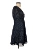 BB Dakota 100% Polyester Polka Dots Blue Casual Dress Size 0 - photo 4