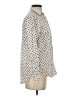 Grayson 100% Cotton Polka Dots Stars White Ivory Long Sleeve Blouse Size XS (1) - photo 4