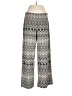 AB Studio Print Gray Casual Pants Size L - photo 1