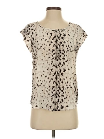 Joie Short Sleeve Silk Top (view 1)