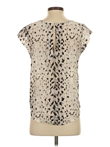 Joie Short Sleeve Silk Top (view 2)