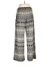 AB Studio Print Gray Casual Pants Size L - photo 2