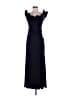 X by Xscape 100% Polyester Black Blue Cocktail Dress Size 6 - photo 1