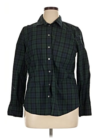 J.Crew Factory Store Long Sleeve Button-Down Shirt (view 1)