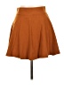 Forever 21 Solid Brown Orange Casual Skirt Size L - photo 2