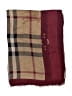 Burberry Plaid Burgundy Scarf One size - photo 2