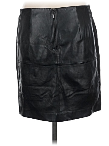 White House Black Market Faux Leather Skirt (view 2)