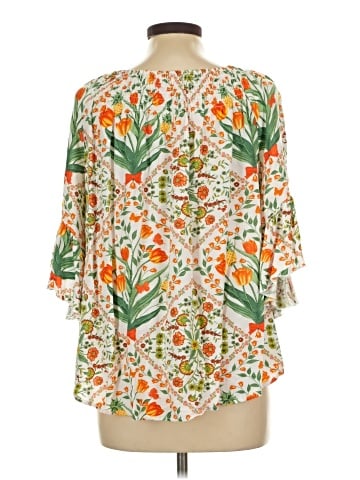 Cato 3/4 Sleeve Blouse (view 2)