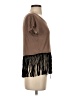 Tea n Rose Brown Short Sleeve Top Size S - photo 4