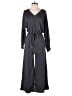 H By Halston Chevron-herringbone Gray Jumpsuit Size M - photo 1