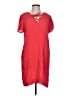 Madewell 100% Viscose Red Casual Dress Size L - photo 1