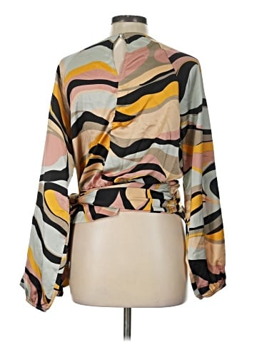 New York & Company 3/4 Sleeve Blouse (view 2)