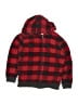 Gymboree 100% Polyester Plaid Red Zip Up Hoodie Size M (kids) - photo 1