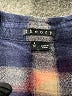 Theory Plaid Blue Long Sleeve Blouse Size P (petite) - photo 7