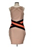 Arden B. Color Block Tan Cocktail Dress Size L - photo 1
