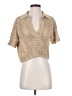 dh New York Tan Short Sleeve Turtleneck Size S - photo 1