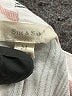 Sim & Sam Stripes Gray 3/4 Sleeve Blouse Size M - photo 6