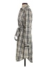 Max Studio 100% Rayon Plaid Gray Casual Dress Size XS - photo 5
