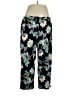 J.Jill Floral Black Casual Pants Size XL - photo 1