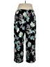 J.Jill Floral Black Casual Pants Size XL - photo 2
